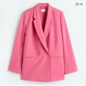 NWT H&M Vibrant Pink Women's Blazer